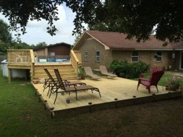 Deck and Deck Patio Cover Long Beach, MS